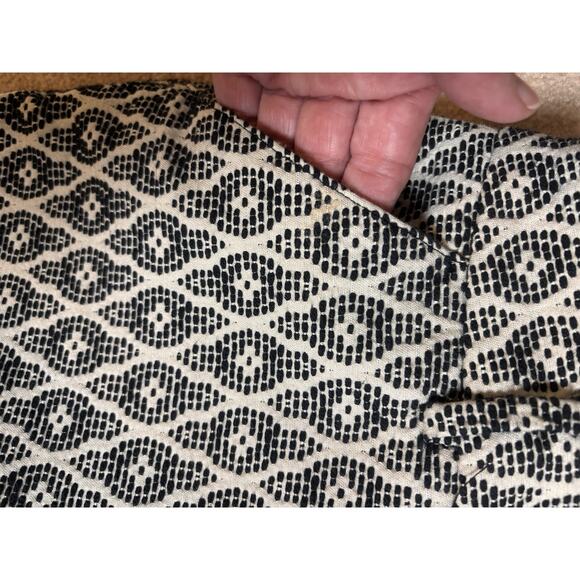 Merona Black And Cream Pants Size 6 - Picture 4 of 6